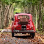 Antique red car