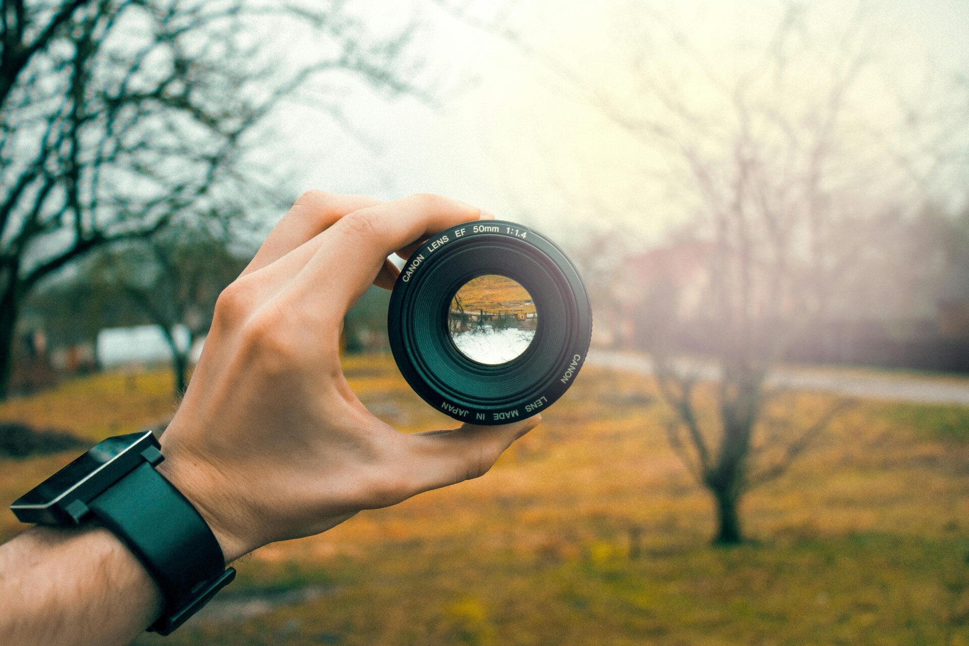 Lens showing refraction