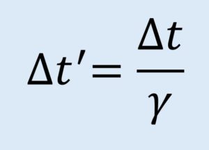 Fórmula de la diilatación del tiempo