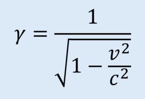 Fórmula del factor de Lorentz