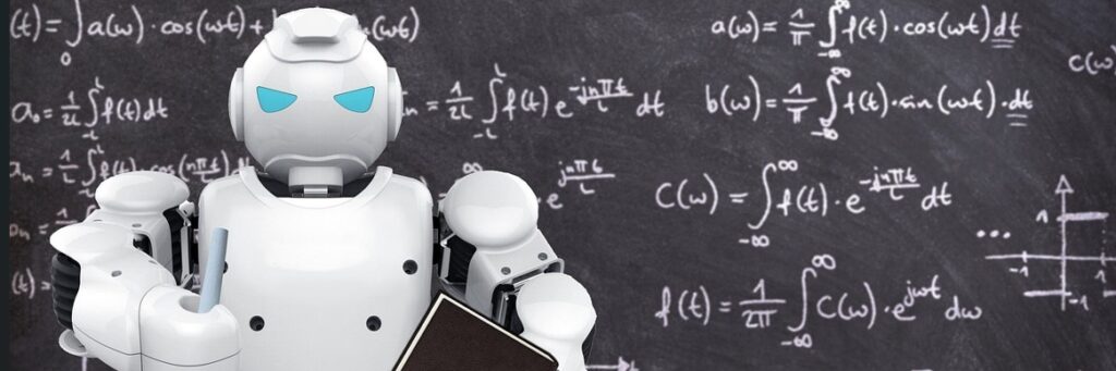 Un robot enseñando Física Moderna