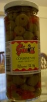 Condimento de aceitunas