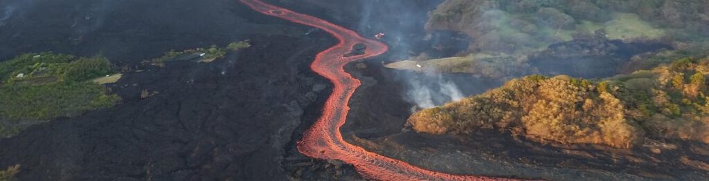 Kīlauea Volcano — Fissure 8 Lava Channels