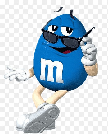 M&Ms azul