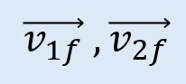 velocidades finales luego de la colision