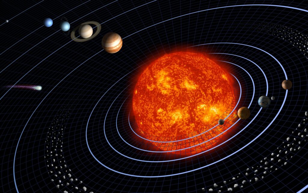 Imagen del sistema solar de NASA