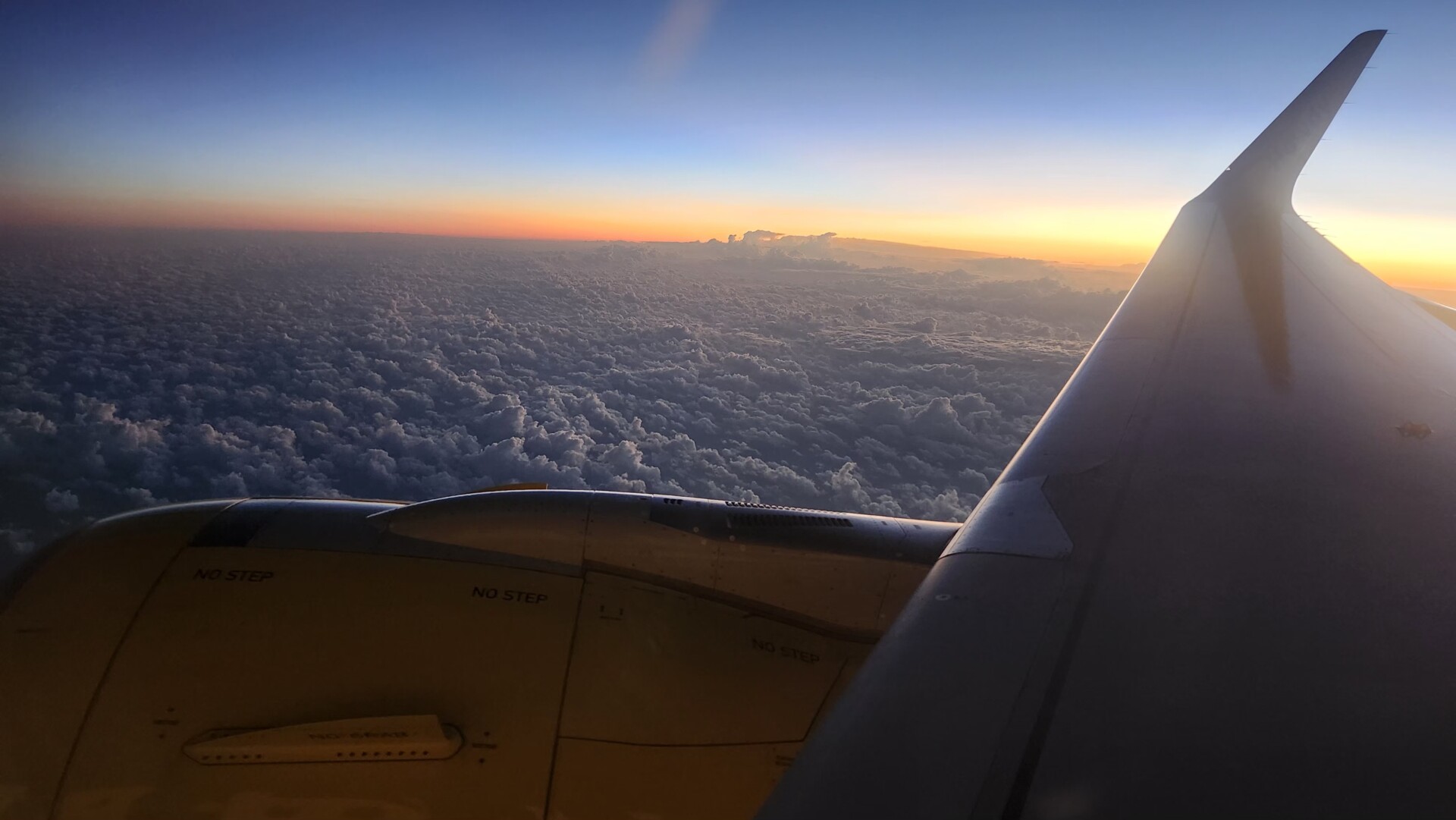 Nubes desde el avión