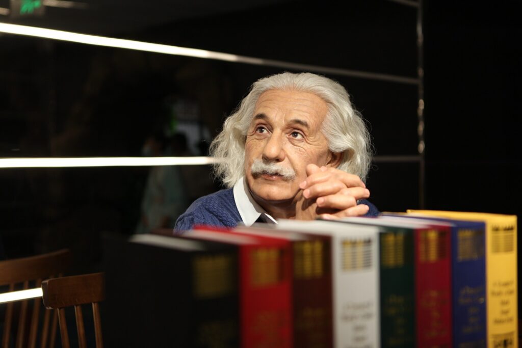 Figura de cera de Albert Einstein