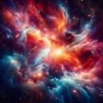 Percepción del color en el espacio, imagen creada por Copilot.