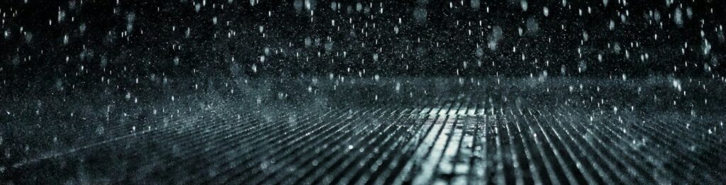 gotitas de lluvia cayendo