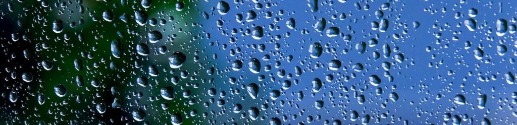 gotitas de lluvia