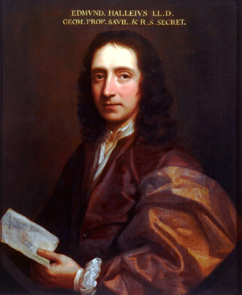 Retrato de Edmund Halley
