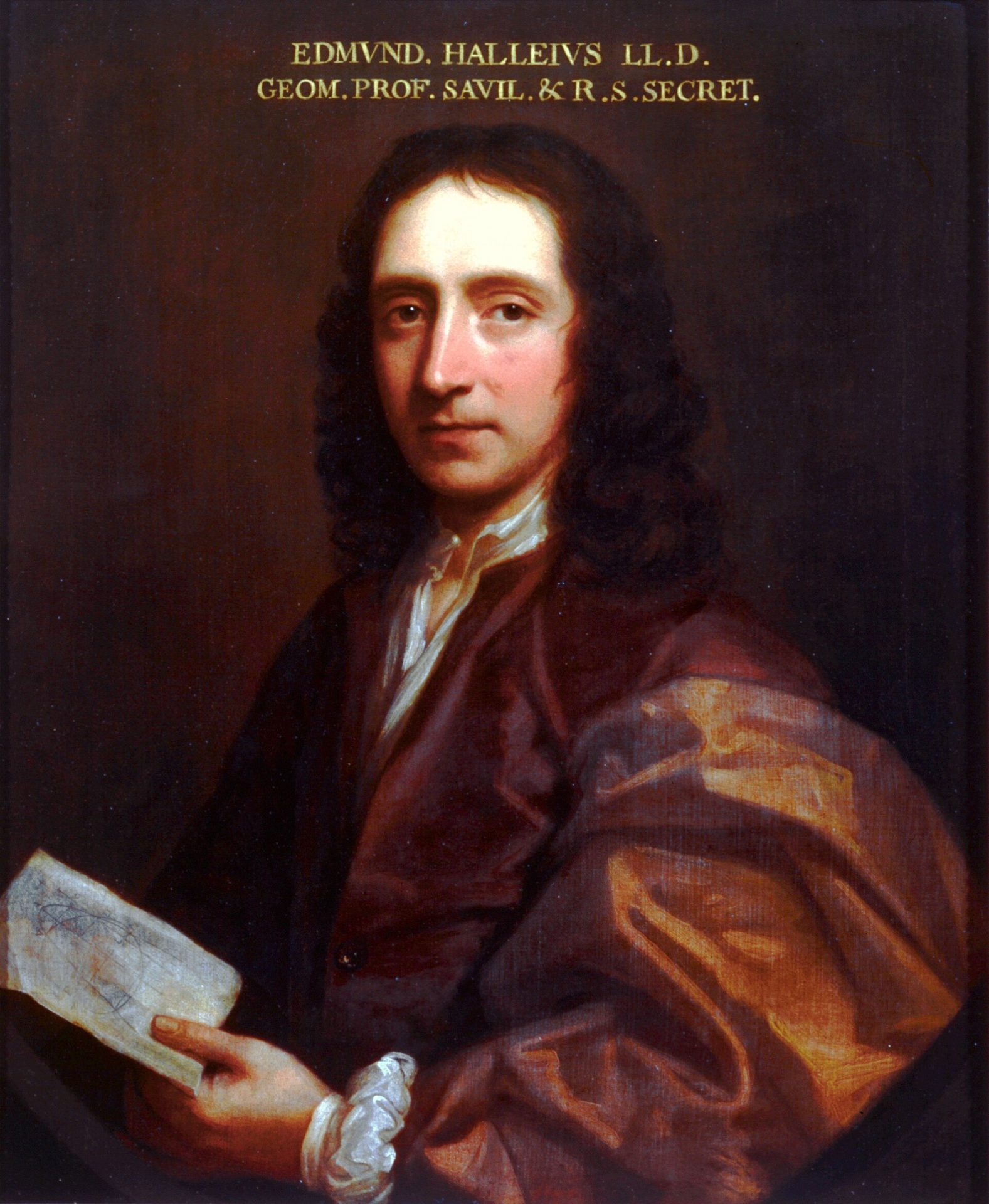 Retrato de Edmund Halley